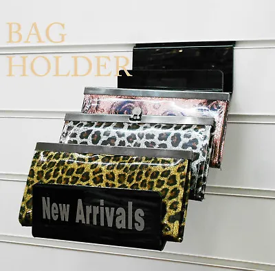 £15 • Buy Acrylic Bags Wallet Clutch Bag Retail/Shop Display Stand For Slatwall Groovewall