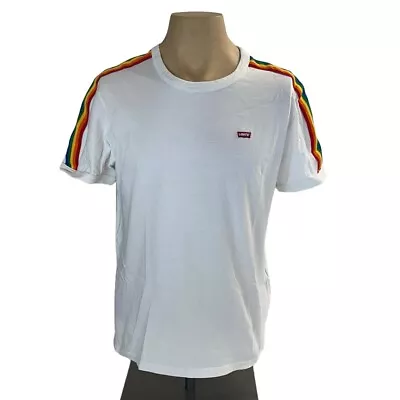 Levis San Francisco Shirt Mens Large Rainbow Embroidered Pride Flaw • $9.99