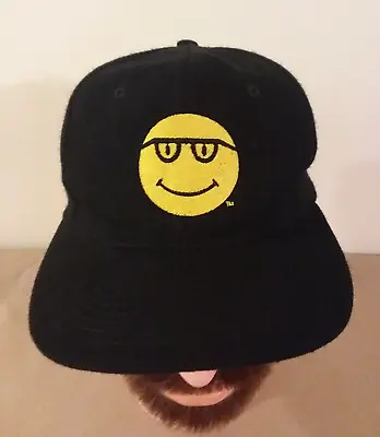Vintage 90’s Microsoft Bob Smiley Face Baseball Cap Hat Adjustable Snap Back • $79