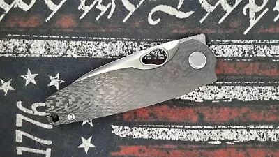 TwoSun Knives TS-129- Carbon Fiber Handle M390 Steel Frame Lock New USA Seller • $95