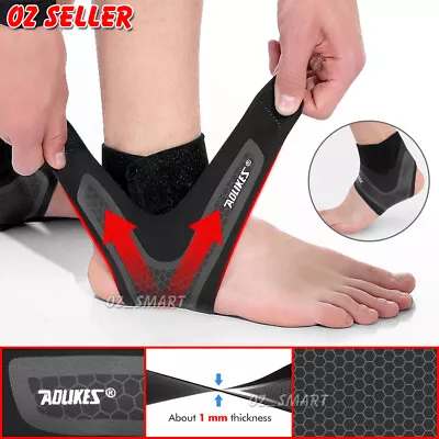 Ankle Brace Support Compression Sleeve Plantar Fasciity Foot Wrap Pain Relief • $14.85