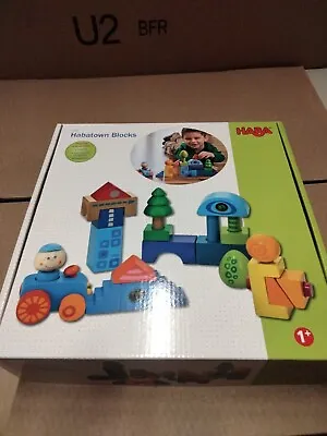 Haba Habatown Blocks Wooden Blocks 25 Piece • $45