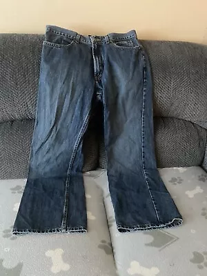 Harley Davidson Blue Mens Size 34x30 Motorcycle Jeans Straight Leg • $25