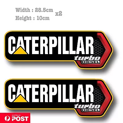 CATERPILLAR Turbo Diesel And Gas Logo - Caterpillar Logo Large Decal Sticker • $26