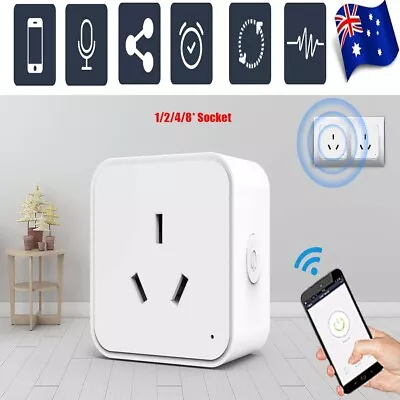 Tuya WiFi Zigbee 16A Smart AU Socket Plug Voice Control For Alexa / Google Home • $42.99