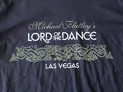 Vintage Michael Flatley Xl Shirt Lord Of The Dance Las Vegas Irish Riverdance • $18.99