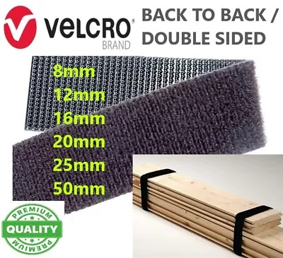 VELCRO® GENUINE ONE-WRAP Reusable Ties Double Sided Hook & Loop Strapping Tape • £1.35