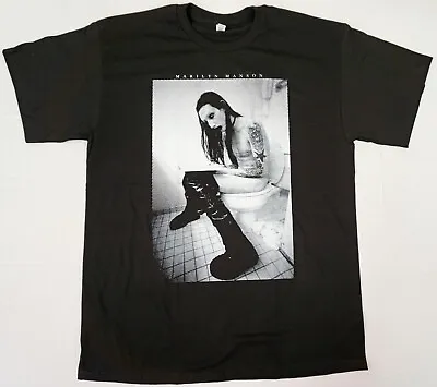 MARILYN MANSON T-shirt Titan Of The Toilet Poster Image Tee Mens M-2XL New • $16.99