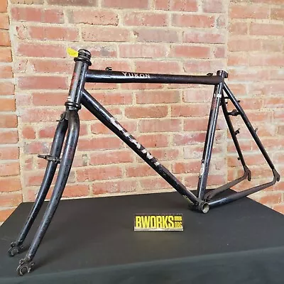 Vintage Giant Yukon Rigid CrMo MTB Frameset 26  Wheel    F9 • $25