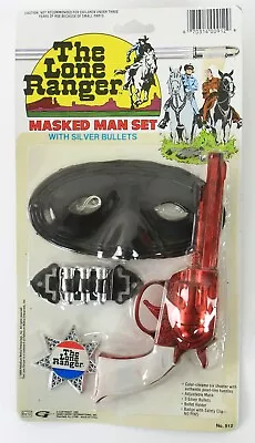 $75 • Buy 1989 The Lone Ranger MOC Masked Man Play Set W/ Silver Bullets
