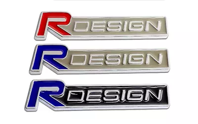 R DESIGN Blue And Red Grill Badge Front Emblem For Volvo S60L XC60 V40 XC90 • $11.99