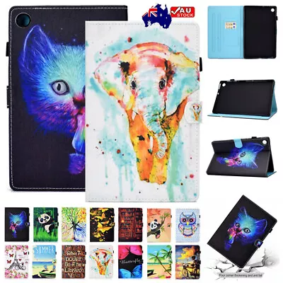 For Samsung Galaxy Tab A9 8.7 X110 A9+ 11  X210 Painted Leather Stand Case Cover • $18.19