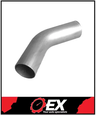 3  76mm X 45 Degree Mandrel Bend Mild Steel Exhaust Pipe • $25