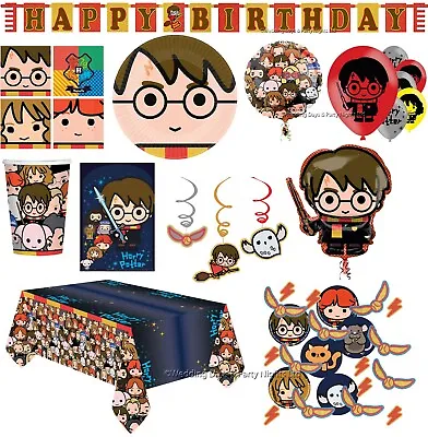 Official Harry Potter Tableware Balloons Banner Birthday Party Supplies Decor • £3.48