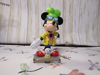Disney Inspearations Retired Mickey I'm Going To Disney World 6  Figurine 17828  • $52.95