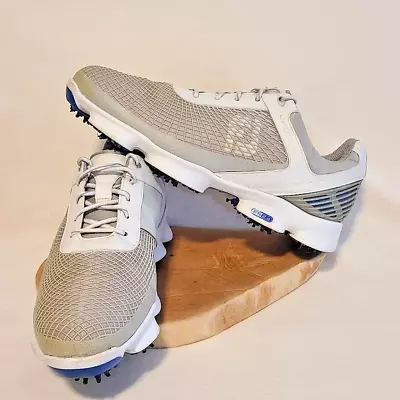 FootJoy Golf Shoes FJ Hyperflex FTF 2.0 Mens Sz 13 M Gray White Soft Spike 51022 • $49.45