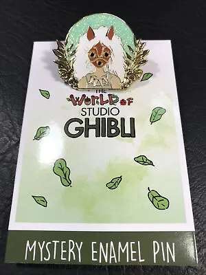 World Of Studio Ghibli Princess Mononoke Glitter Blind Enamel Pin • $24.95