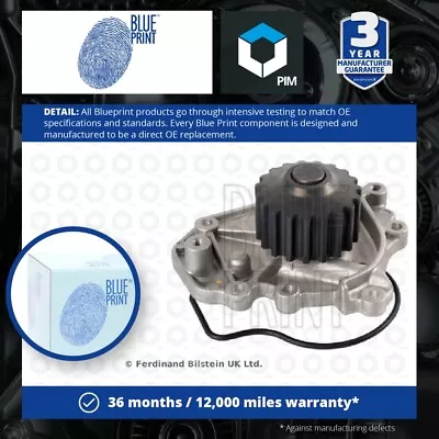 Water Pump Fits HONDA SMX 2.0 96 To 02 Coolant Blue Print 19200P75000 Quality • £33.75