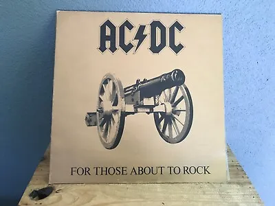 AC/DC - For Those About To Rock. Gatefold Cover From1981. • $25
