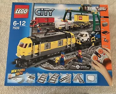 Lego City 7939 Yellow Cargo Train Retired New And Sealed Rare • $829.99