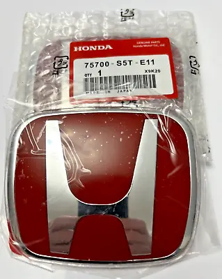 Genuine Honda Civic Type-r Ep3 Front Grille Red H Badge 2001-2005 (75700-s5t-e11 • $36.03