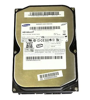 Samsung HD160JJ/P 150411FL967078 3.5  160GB SATA 7200 RPM Hard Disk Drive • £24.99