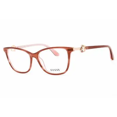 Guess Women's Eyeglasses Full Rim Pink/Other Plastic Rectangular GU2856-S 074 • $27.19