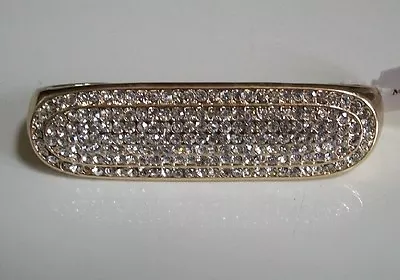 Men's Gold Finish Stones 3 Finger Fashion Dressy Hip Hop Ring Size 910 & 10 • $23.99