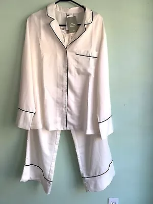 Size L Silky Cream Fancy Pajama Set By H&M • $40