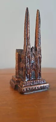 St. Patrick's Cathedral New York Architecture Metal Souvenir Building Replica • $39