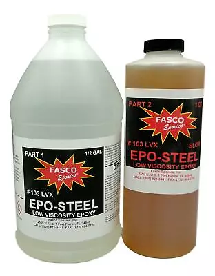 Fasco 103 LVX Epoxy Resin System - 3 Quart Kit (Slow Hardener) • $83.99