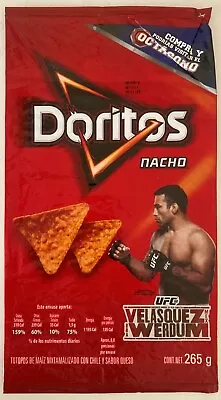 UFC Velasquez Vs Werdum 2014 Doritos Mexico Chip Bag Nacho 265g Empty Right • $9.99