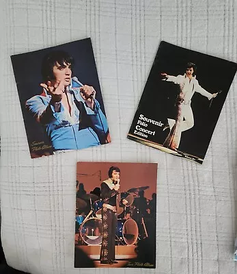 Lot Of 3 Vintage 1970'S  Elvis Presley Concert Tour Photo Albums • $95