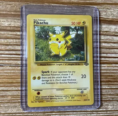 $6.45 • Buy ⚡️PIKACHU Jungle 60/64 Pokemon WOTC Card Unlimited NM Near Mint ⚡️