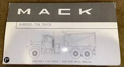 New Open Box First Gear Mack R-Model Tow Truck Wrecker 1/34 Scale 19-2877 Rd Dsc • $129.99