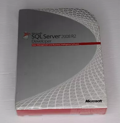 SQL Server Developer Edition 2008 R2 EN - New - Sealed • $59.99