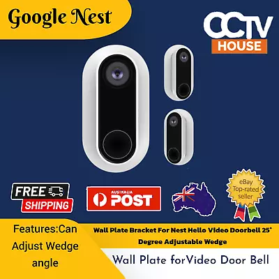 Wall Plate For Doorbell Hello Nest Doorbell 25 Degree Wedge Wall Plate Brand New • $26.45