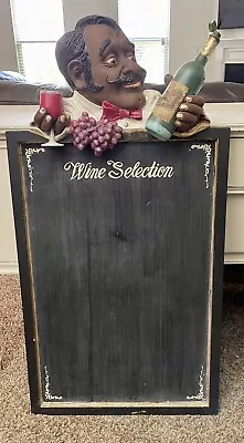 LG VTG 3D Wine Selection Menu Chalk Board Sign 48”x 24” • $299