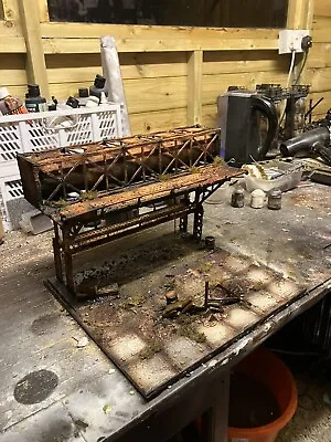 40k Wargames Painted Terrain Tile 12” X 12” Killteam Necromunda • £120