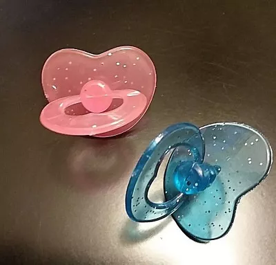 2 Cute Pacifiers    Fits Great On Baby Alive Lil Sips Baby   And Wet N Wiggles • $4.25