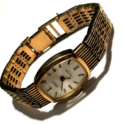 $36 • Buy Vintage ROLLS International Mechanical Wind Up LADIES WATCH 17 Jewels Incabloc 