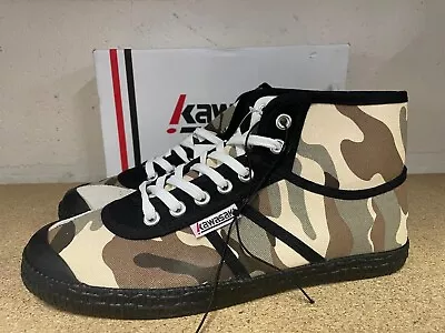 Kawasaki Camo Canvas Ankle Sneakers Shoes Unisex Brown EU41 | UK7.5 | US8 • £24.99