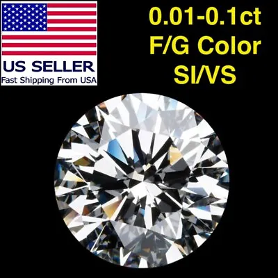 Loose Untreated Natural Diamond SI/VS Small Melee Wholesale 0.01-0.1 Carat Sizes • $22.48