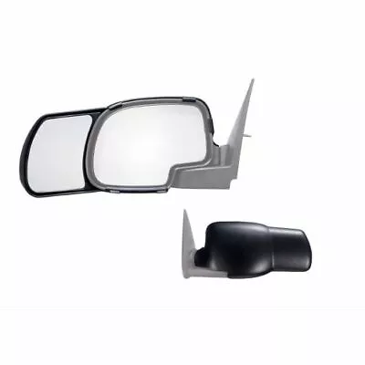 K-Source 80800 Towing Mirrors Snap-On Flat Manual Black Pair For Chevy GMC NEW • $73.90