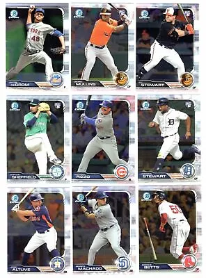 2019 BOWMAN CHROME BASE #'s 1-100 ( ROOKIE RC's STARS ) - WHO DO YOU NEED!! • $0.99