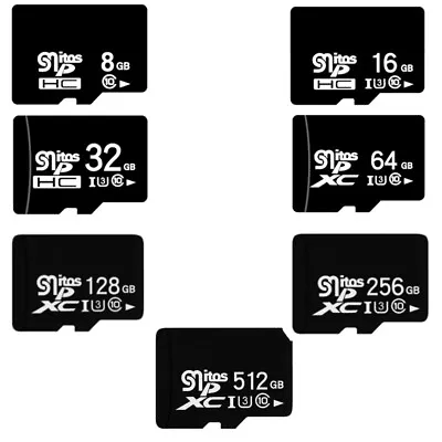 SD Memory Card Class 10 SDHC SDXC 32GB 64GB 128GB 256GB TF • $13.99