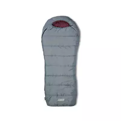 Coleman Tidelands 50-Degree Warm Weather Mummy Big And Tall Sleeping Bag Gray • $21.49