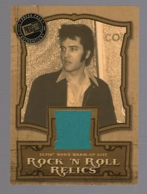 Elvis Presley 2007 Press Pass The Music **worn Warm-up Suit** Relic Card #rr-wu • $29.99