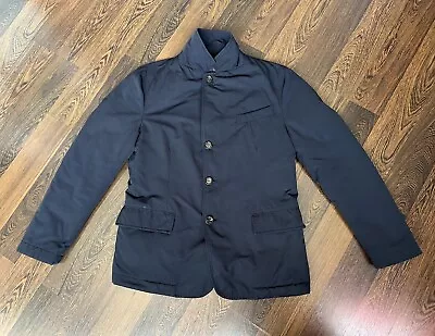 Moncler Down Jacket Blazer Blue Size 1 • $180