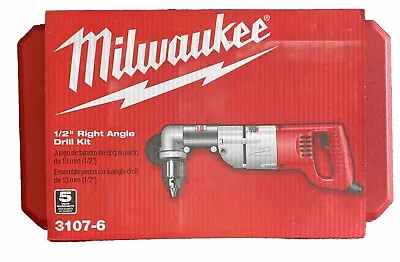 Milwaukee Corded 1/2  Right Angle Drill Kit 3107-6 BRAND NEW • $239.95